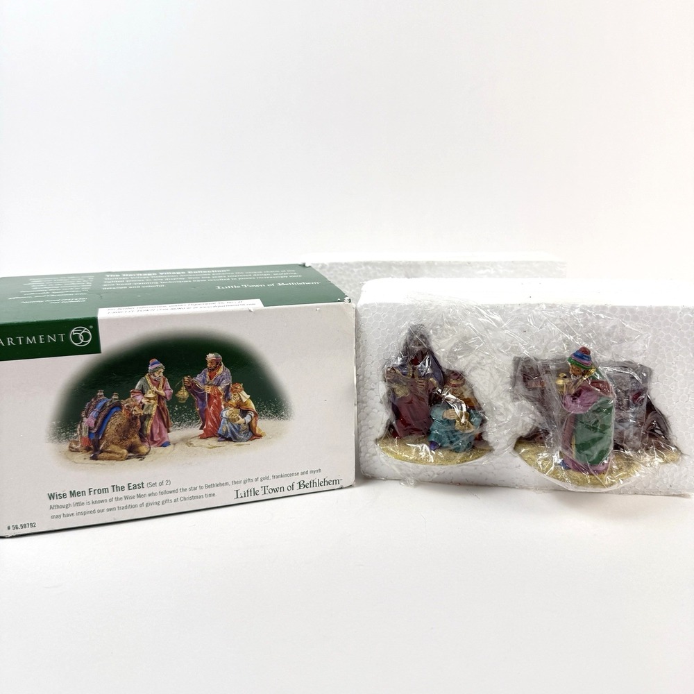 Department 56 Wise Men From The East Heritage Little Town Bethlehem Boxed 59792